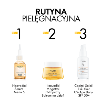 Zestaw Vichy Neovadiol Magistral, odżywczy i redukujący wiotczenie balsam na dzień, 50 ml + odżywczy i modelujący owal twarzy krem na noc, 50 ml