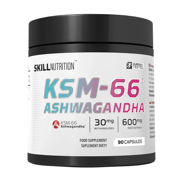 Ashwagandha KSM-66 200mg 90 kapsułek [Skill Nutrition] - Skill Nutrition
