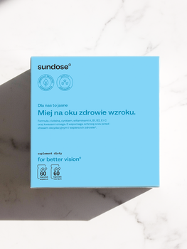 Sundose For Better Vision, kapsułki, 60 szt. + 60 szt.