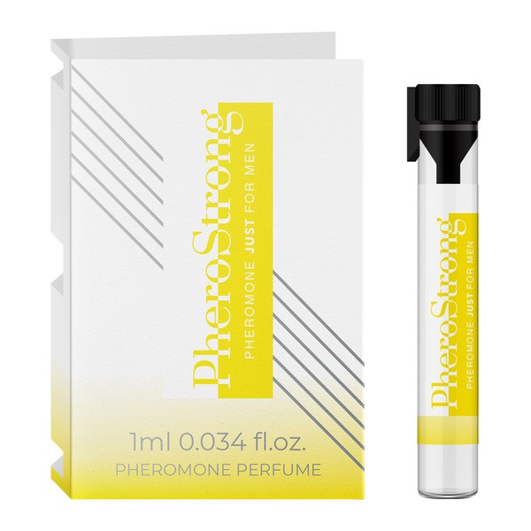 PheroStrong PheroStrong pheromone Just for Men, perfumy z feromonami dla mężczyzn, płyn, 1 ml — Składniki i ocena