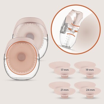 Lionelo Fidi Free Slim Duo, zestaw laktatorów hands-free, 1 szt.