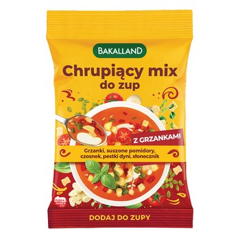 Bakalland, Chrupiący mix do zup z grzankami, 75 g