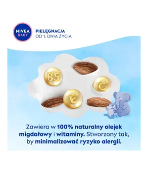 Nivea Baby, płyn do mycia łagodna kąpiel, 450 ml