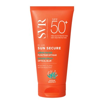 SVR Sun Secure Blur, ochronny krem optycznie ujednolicający skórę SPF50+, 50 ml