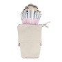 Ilu Basic Zestaw 10 pędzli do makijażu + etui, różowy
