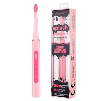 VITAMMY SPLASH Pinkish Szczoteczka soniczna 8 lat + różowa