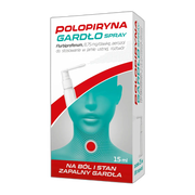 Polopiryna Gardło Spray, aerozol do stosowania w jamie ustnej,15ml