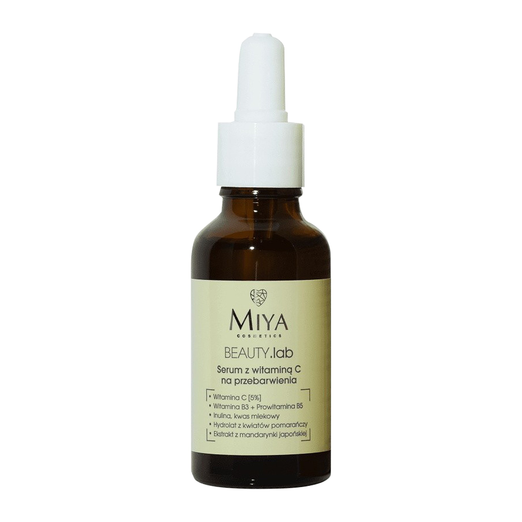 Miya Cosmetics BEAUTY.lab, serum z witaminą C na przebarwienia, 30 ml