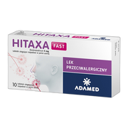 Hitaxa Fast, 5 mg, tabletki ulegające rozpadowi w jamie ustnej, 10 szt.