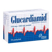 alt Glucardiamid, 125 mg + 1500 mg, pastylki do ssania, 10 szt.