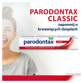 Parodontax Classic, pasta do zębów, 75 ml