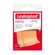 Leukoplast Elastic, plaster z opatrunkiem do cięcia, 6 cm x 1 m, 1 szt. https://azcdn.doz.pl/image/d/product/5997496e-scale-180x180.png