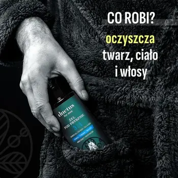 Sylveco Duetus For Men, nawilżający żel pod prysznic 3w1, 300 ml
