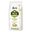 Brit Fresh Adult Run & Work, holistyczna sucha karma dla dorosłych, aktywnych psów wszystkich ras, kaszka z prosem, 2,5 kg