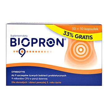Biopron 9, kapsułki, 30 szt. + 10 szt. GRATIS