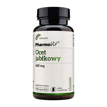 Pharmovit Ocet jabłkowy, kapsułki, 90 szt.