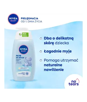 Nivea Baby, płyn do mycia łagodna kąpiel, 450 ml