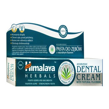 Himalaya Herbals, pasta do zębów z fluorem, 100 g