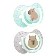 Lovi CapiChill, silikonowy smoczek dynamiczny, 6-18 m, boy, 2 szt.