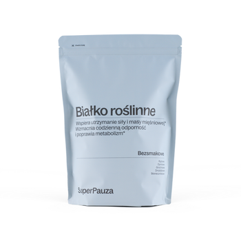 SuperPauza Białko roślinne Super balans, proszek, bezsmakowe, 750 g