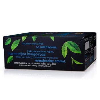 Big-Active, herbata czarna Ceylon, torebki, 100 szt.