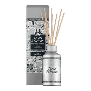 Tesori d'Oriente, patyczki zapachowe Muschio Bianco, 200 ml