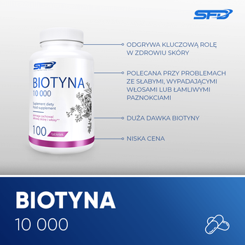 SFD Biotyna 10 000, tabletki, 100 szt.