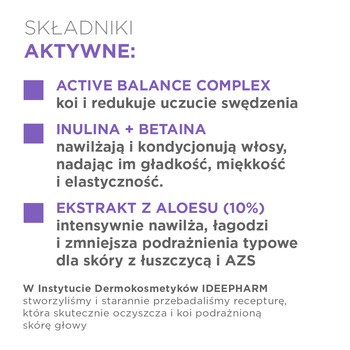 Idee Derm, ultrakojący szampon dermatologiczny, 300 ml