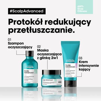L'Oreal Scalp Advanced, szampon oczyszczający, 1,5 l