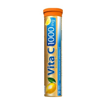 Vita C 1000 mg, Activlab Pharma, tabletki musujące, smak cytrynowy, 20 szt.