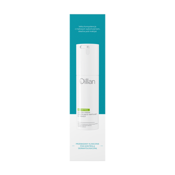 Oillan Oil Control, lekki żel-krem nawilżająco-matujący do twarzy dla skóry mieszanej i tłustej, 50 ml