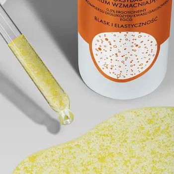 BasicLab Esteticus, antyoksydacyjne serum wzmacniające Blask i Elastyczność, 30 ml