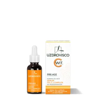 Uzdrovisco Pre-age, normalizujące serum 15% C complex na przebarwienia, 30 ml