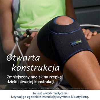 Actimove SE Knee Support, orteza stawu kolanowego z odsłoniętą rzepką, rozmiar L, 1 szt.