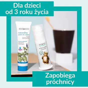 Sylveco dla dzieci 3+, pasta do zębów z fluorem, 75 ml