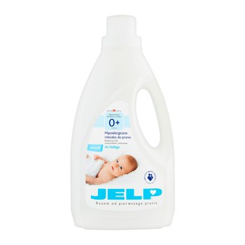 JELP 0+ Mleczko do prania białego, 1,5 l
