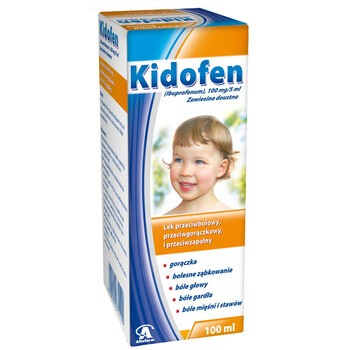 Kidofen, (100 mg/5 ml), zawiesina, doustna, 100 ml
