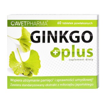 Ginkgo Plus, tabletki powlekane, 60 szt.