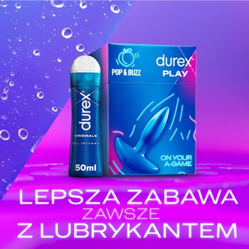 Durex Play Vibrating Butt, wibrująca zatyczka analna, 1 szt.