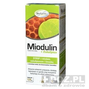 Miodulin, syrop, + eukaliptus, 120 ml