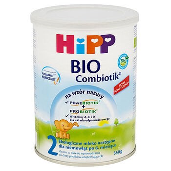 Hipp Bio 2 Combiotik, proszek, mleko po 6 miesiącu, nowa konsystencja, 350 g