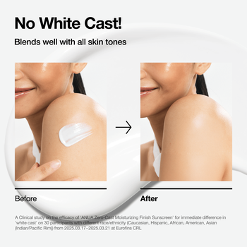 Anua Zero-Cast Moisturizing Finish Sunscreen, krem przeciwsłoneczny SPF 50, 50 ml