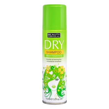 Beauty Formulas, suchy szampon do włosów, aerozol, 150 ml