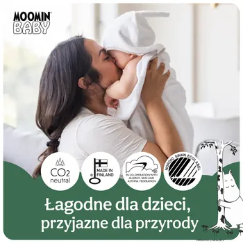 Muumi Baby Pants, pieluchomajtki, 7 (16-26 kg), 34 szt.