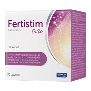 Fertistim Ovu, saszetki z proszkiem, owoce leśne, 30 szt.