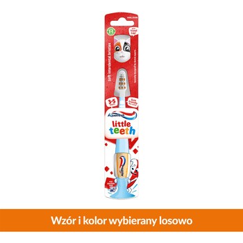 Aquafresh Little Teeth, szczoteczka do zębów od 3 do 5 lat, 1 szt.