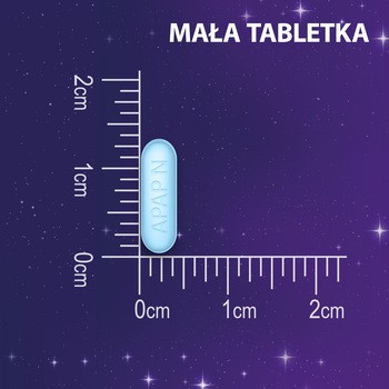 Apap Noc, 500 mg + 25 mg, tabletki powlekane, 50 szt. (butelka)