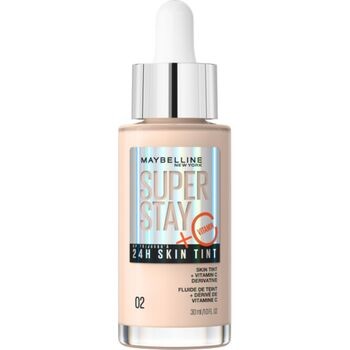 Maybelline, Super Stay 24h Skin Tint, podkład rozświetlający z witaminą C, 02, 30 ml