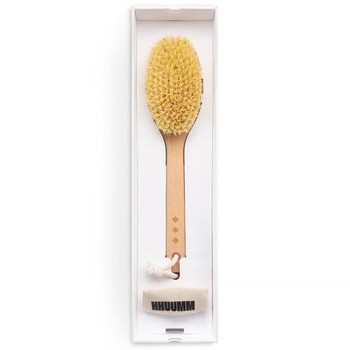 Hhuumm, szczotka do masażu ciała na sucho, włókno tampico wersja przedłużona No.5, 1 szt.
