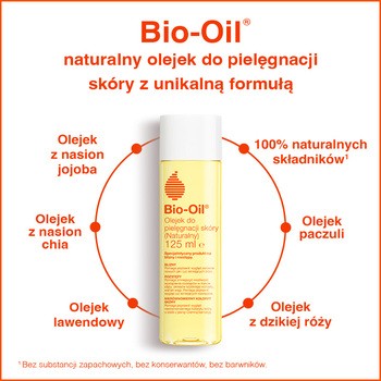 Bio-Oil, specjalistyczny olejek do pielęgnacji skóry, na blizny i rozstępy, 125 ml